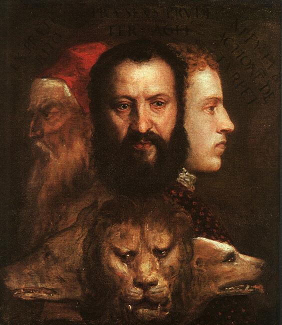  Titian Allegory of Time Governed by Prudence Sweden oil painting art